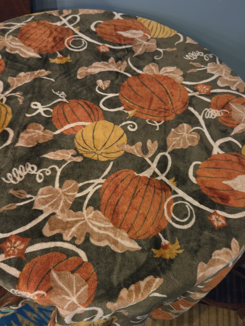 Autumn Pumpkin Blanket - Orange & Yellow -